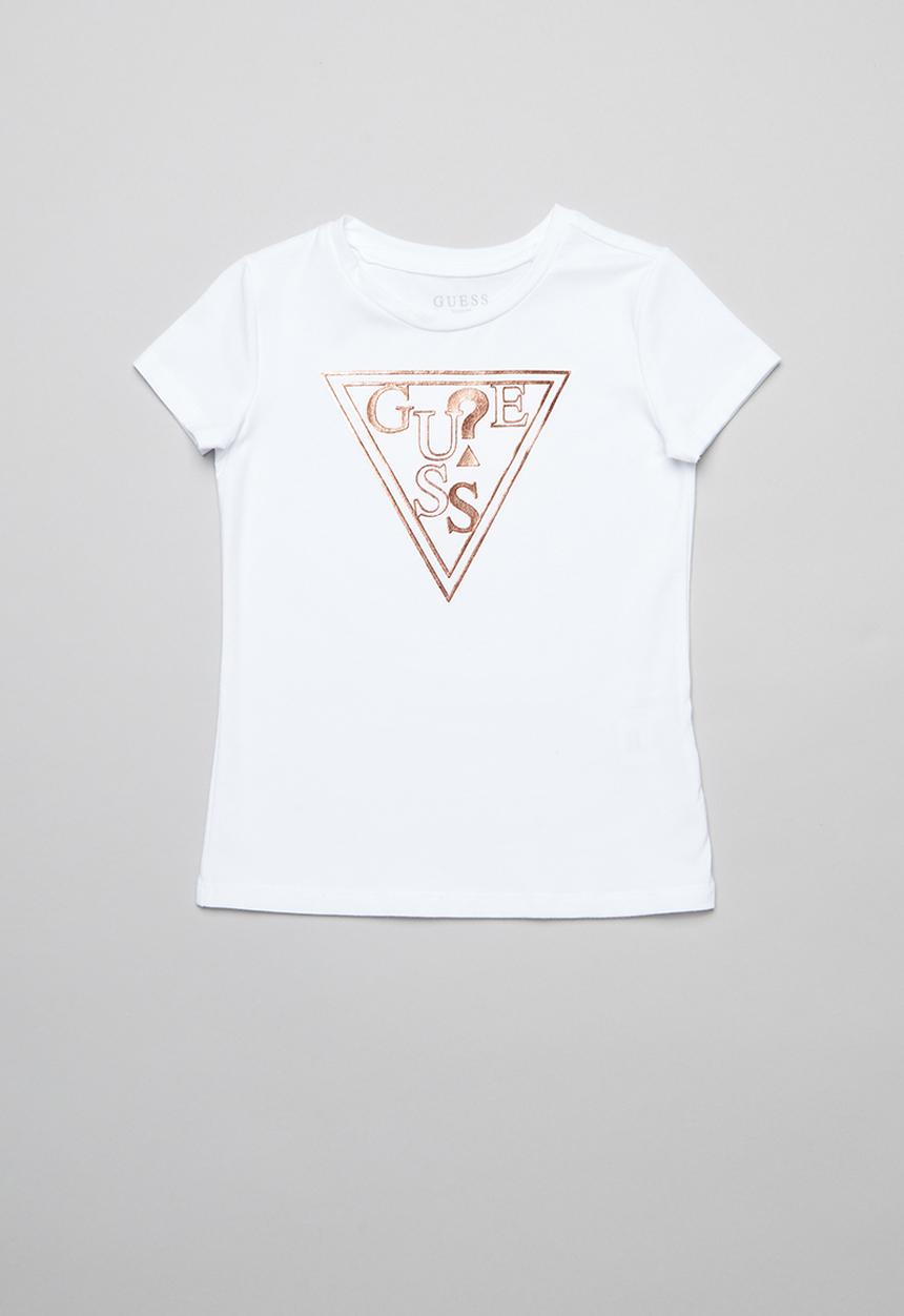 GUESS - Short sleeve alice tri tee - white