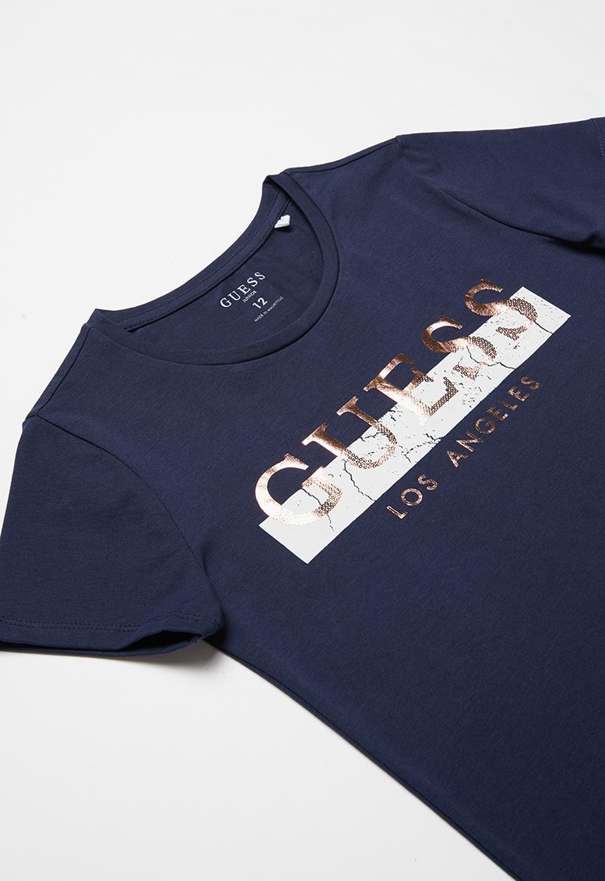 GUESS - Short sleeve ariel tee - navy