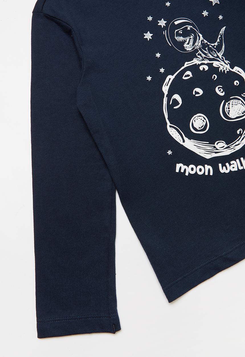 Pop Candy - Moon walker pj set - navy & black