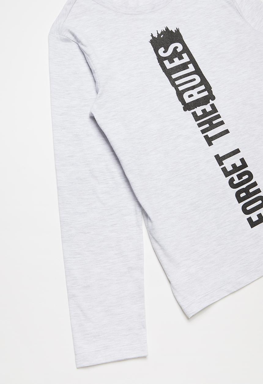 Rebel Republic - Forget the rules tee - grey 