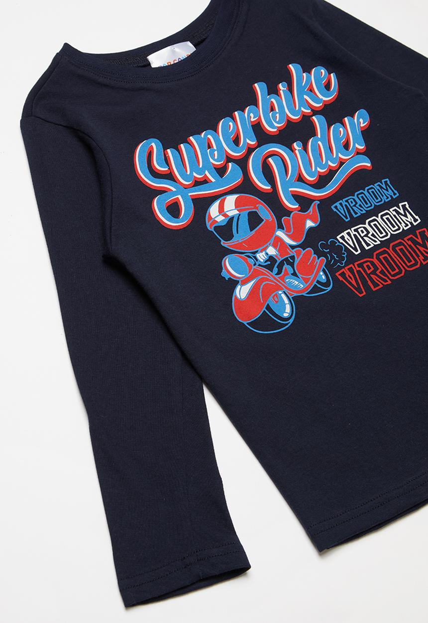 Pop Candy - Superbike rider tee - navy