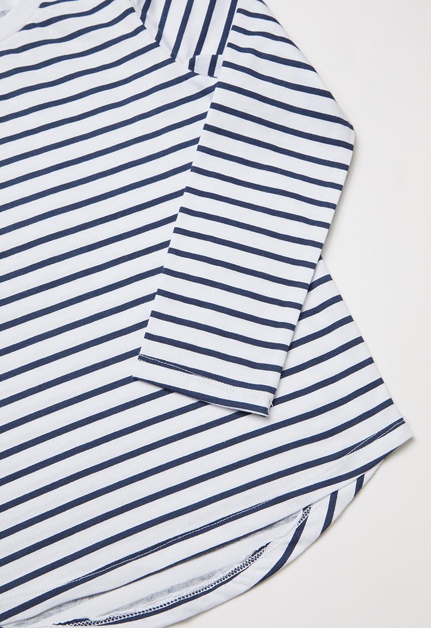 Pop Candy - 3 Pack rainbow tee - navy/white