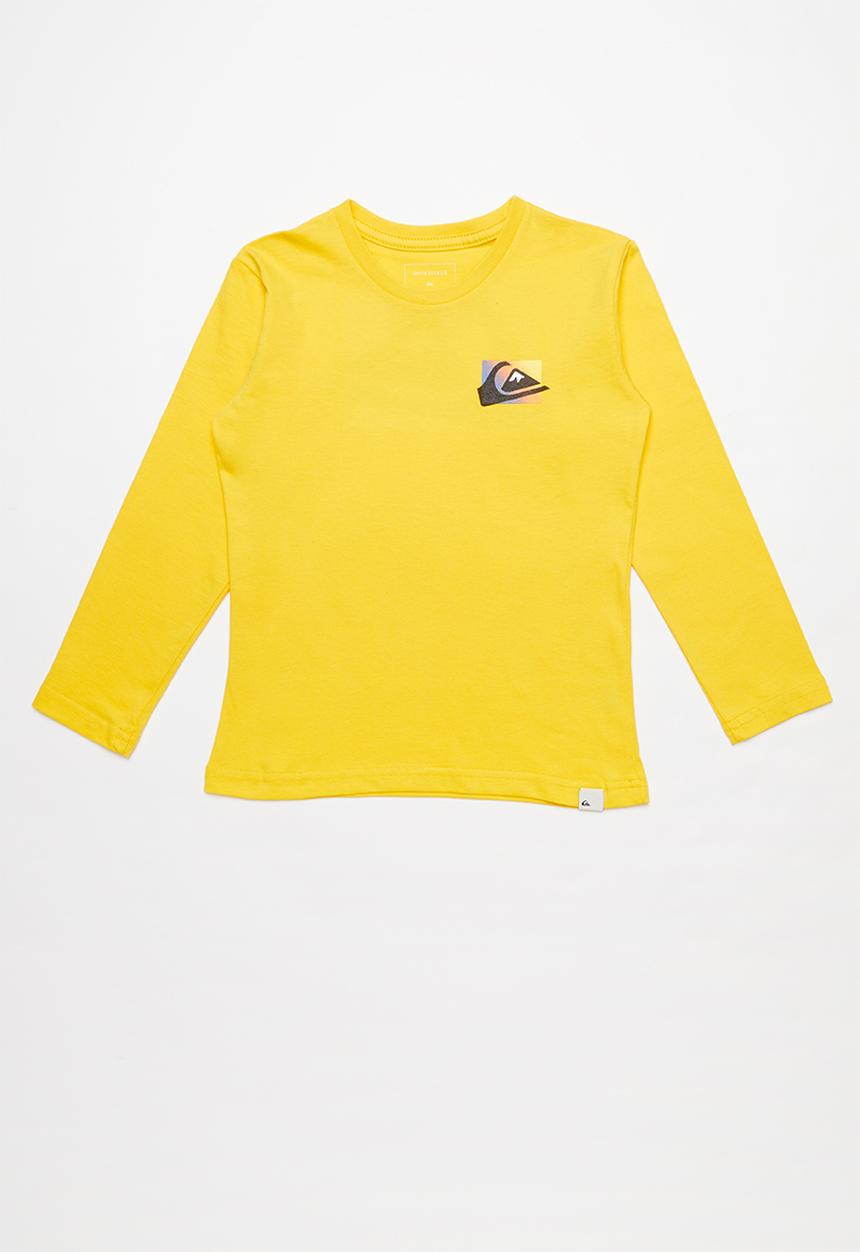 Quiksilver - Boys neon colours long sleeve - yellow