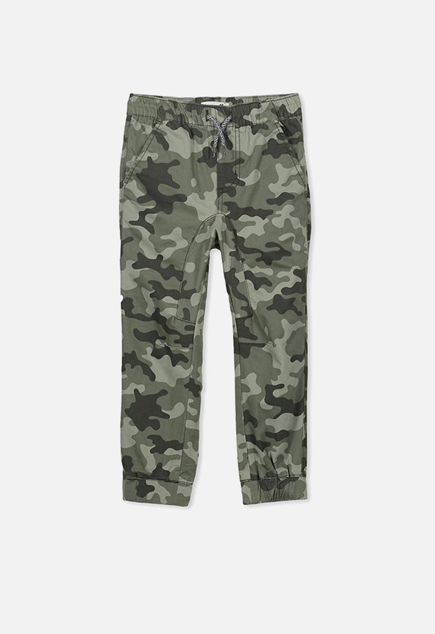 Cotton On - Logan cuffed pant - khaki