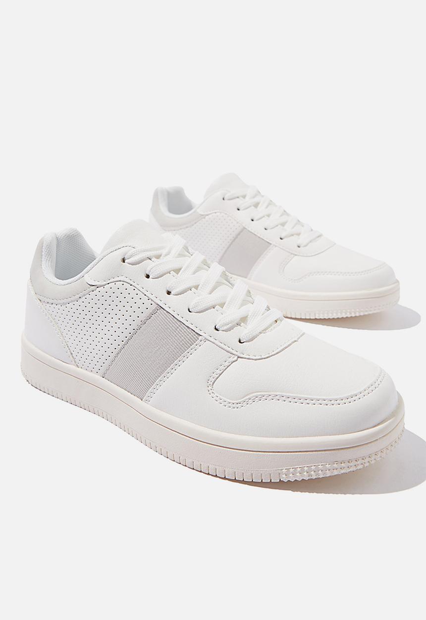 Cotton On - Alba retro low rise - white & grey