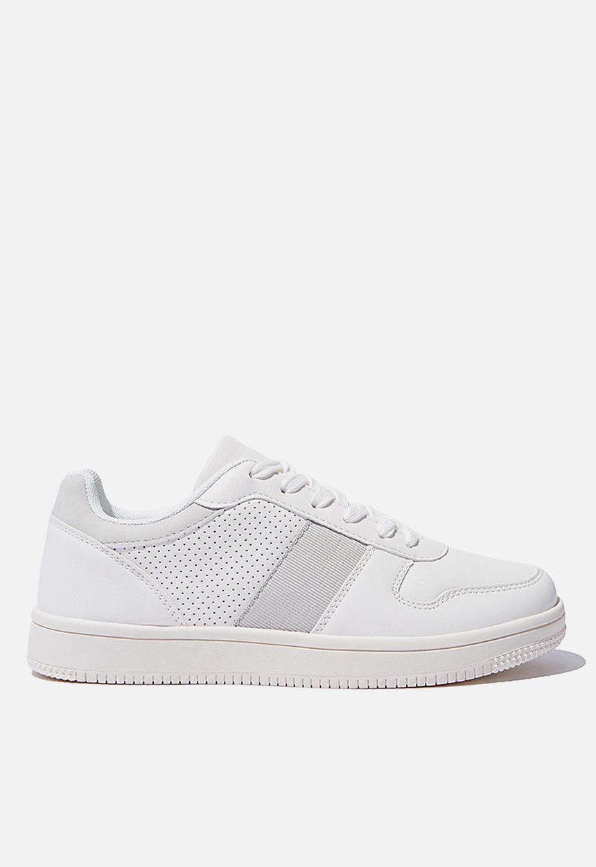 Cotton On - Alba retro low rise - white & grey