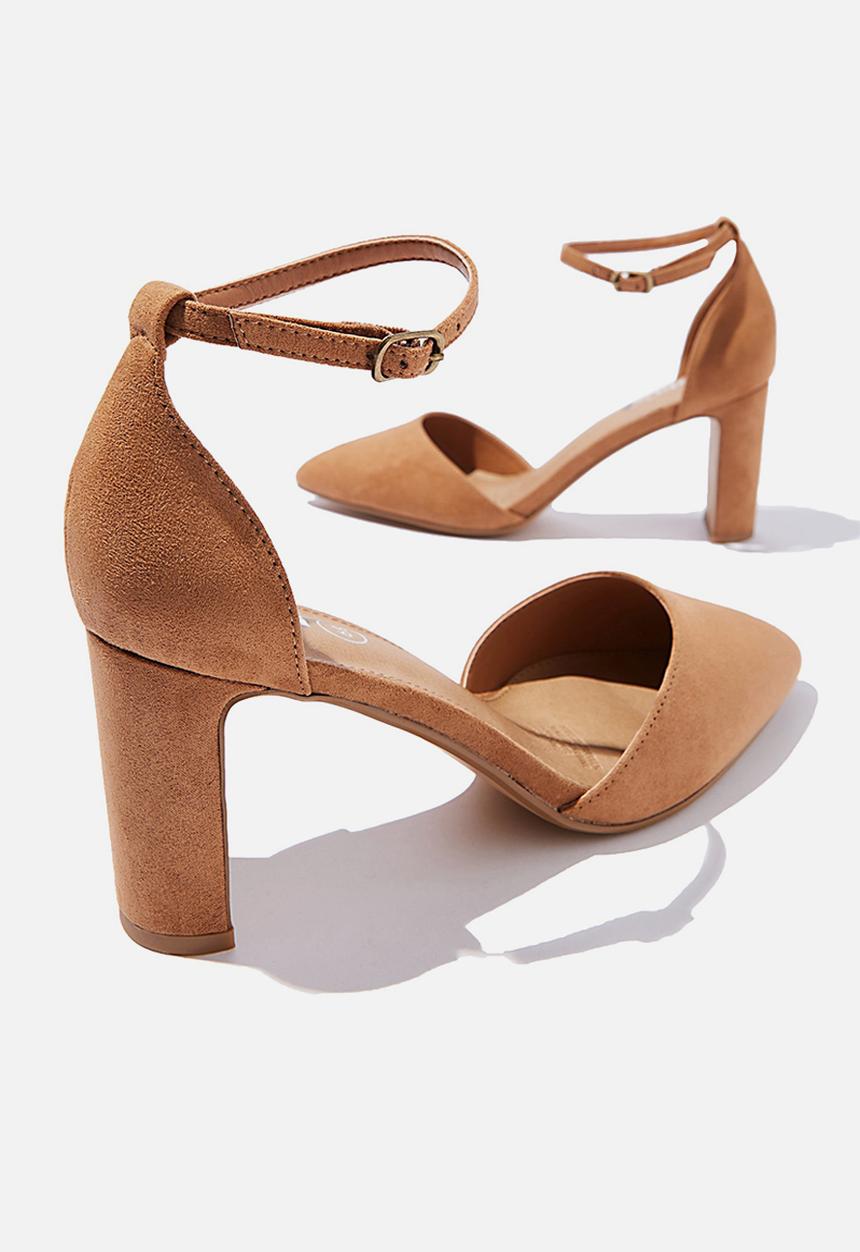 Cotton On - Jeanne closed toe heel - tan