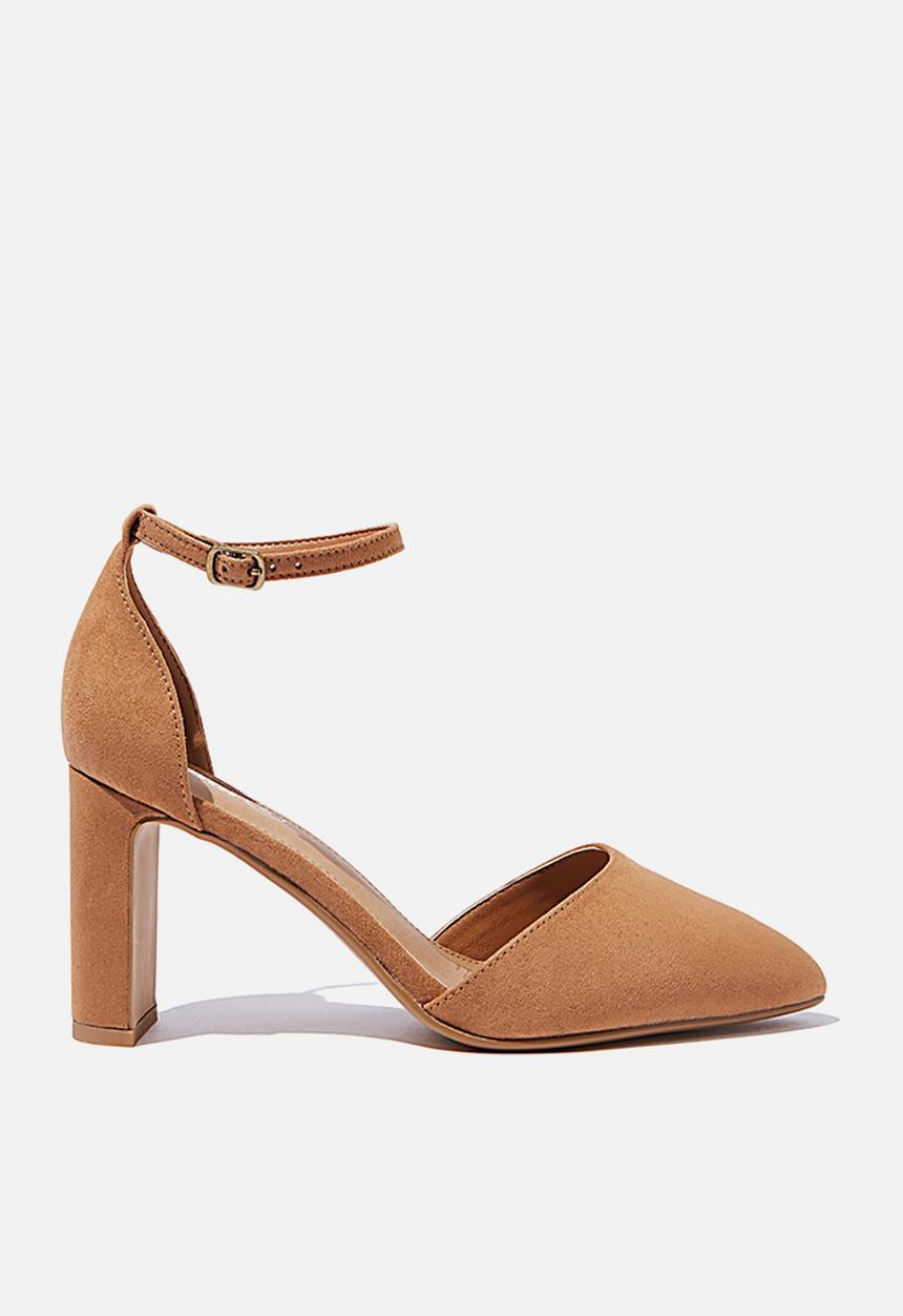 Cotton On - Jeanne closed toe heel - tan