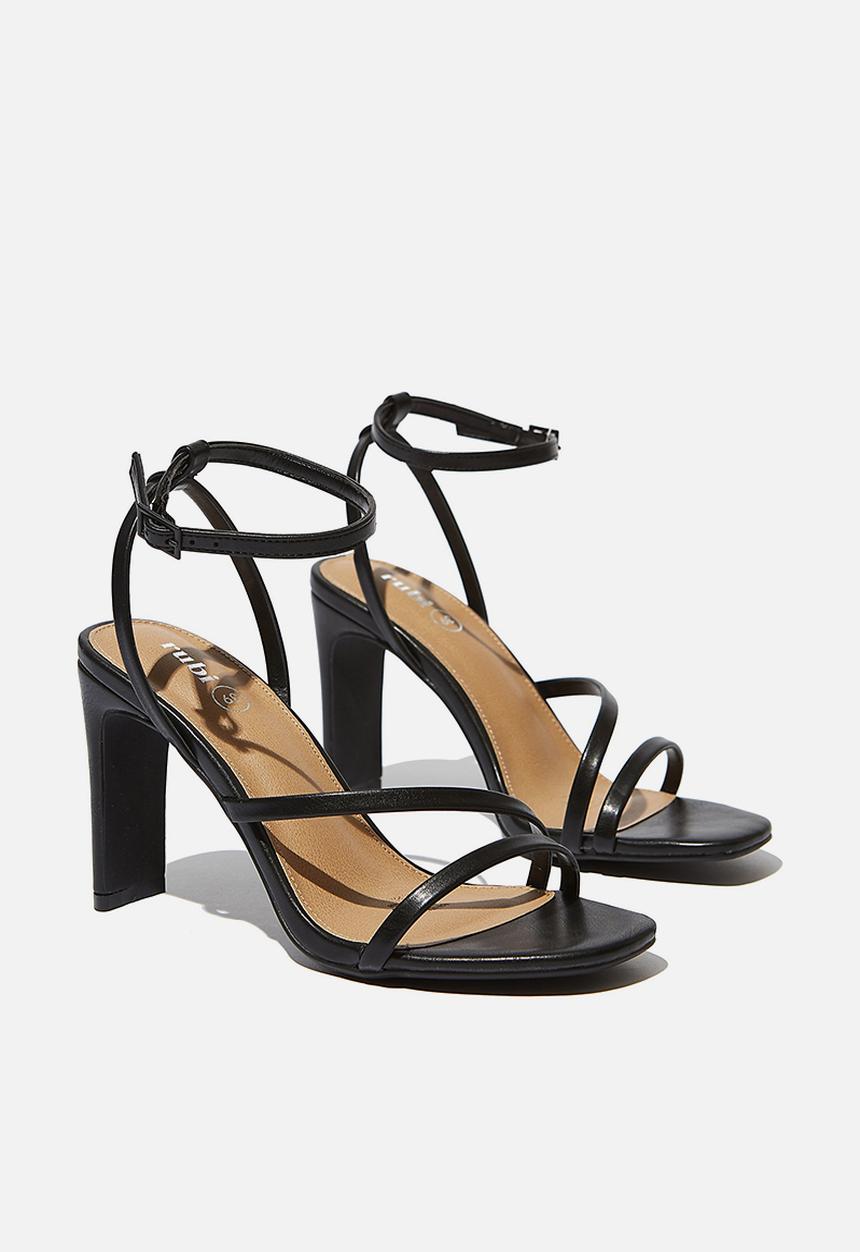 Cotton On - Lorinda strappy heel - black