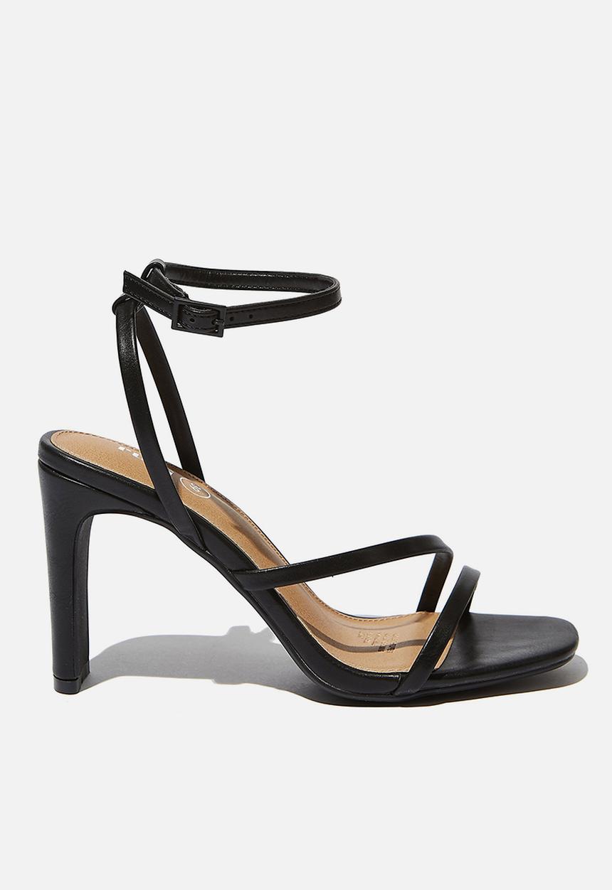 Cotton On - Lorinda strappy heel - black