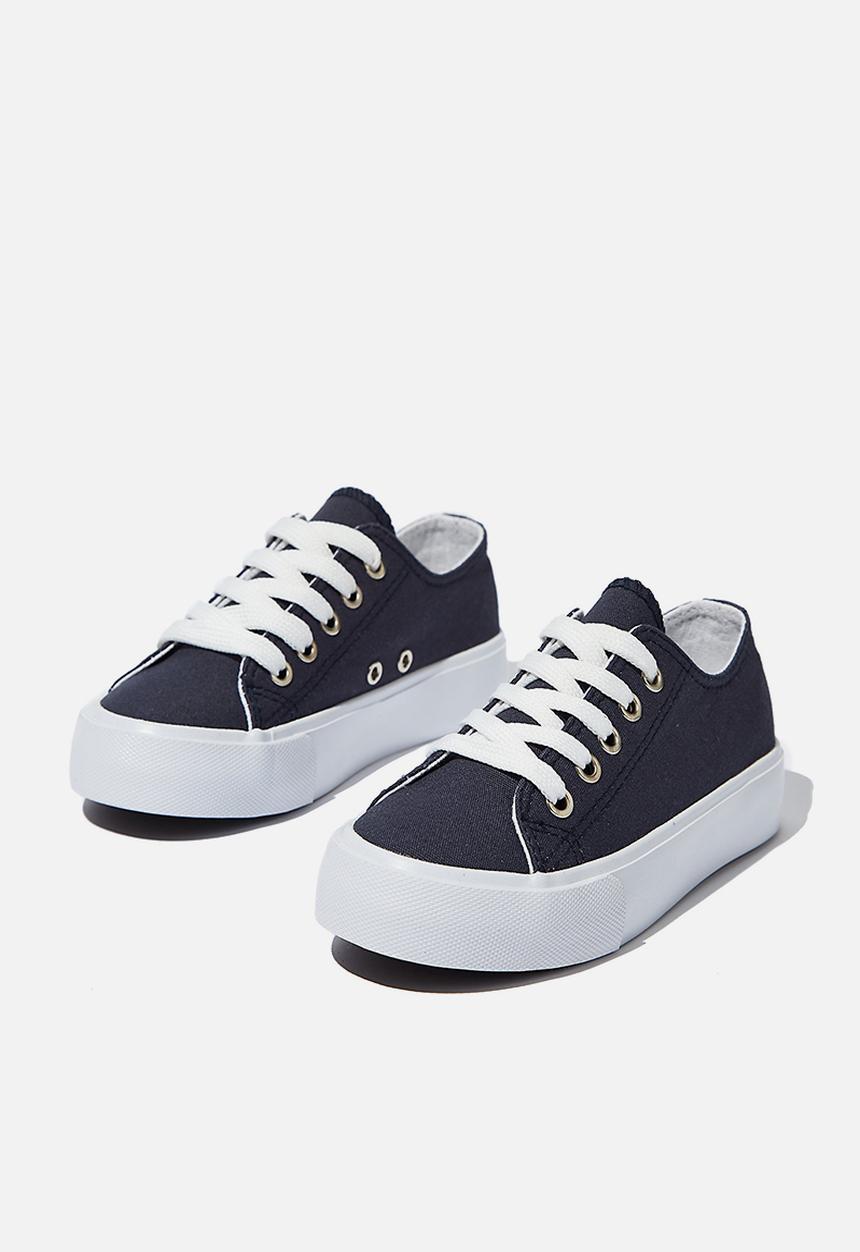 Cotton On - Classic platform lace up - navy