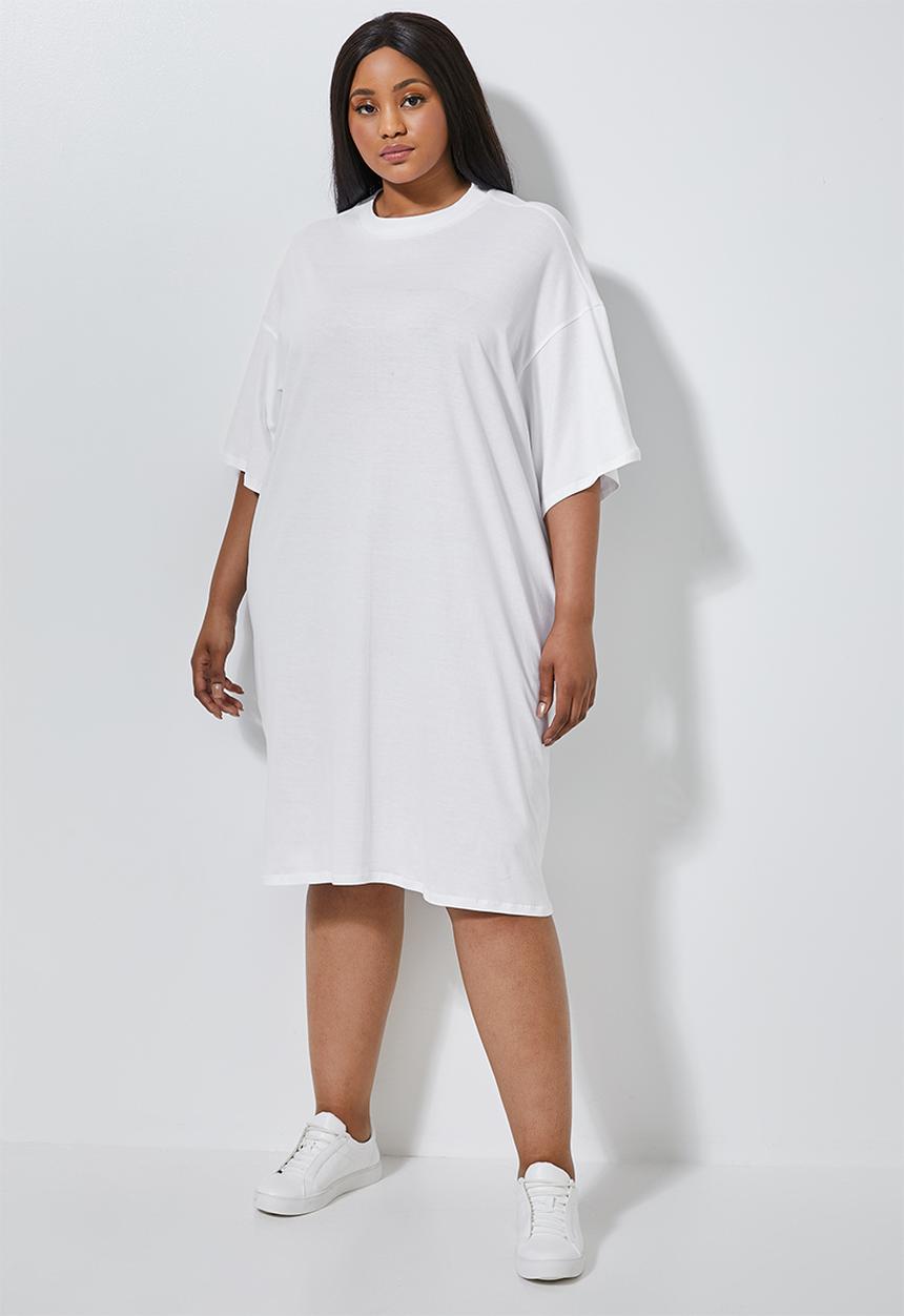 Superbalist - T-shirt dress - white
