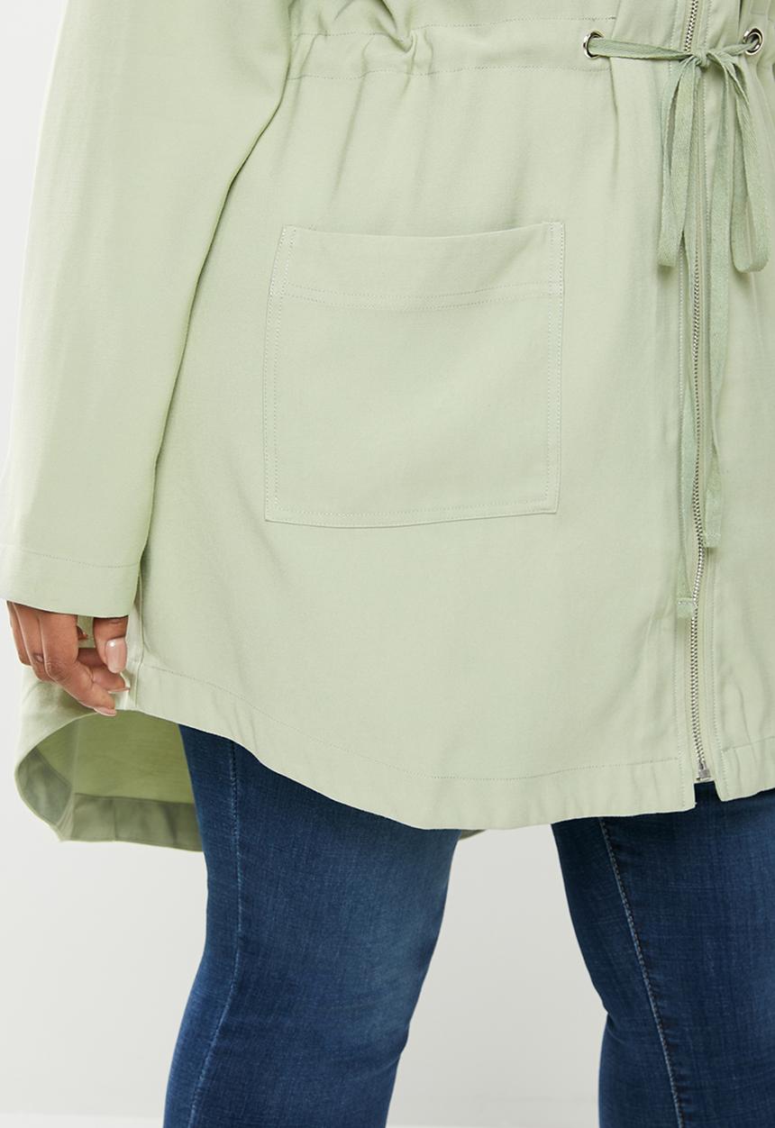 edit Plus - Light weight parka - green