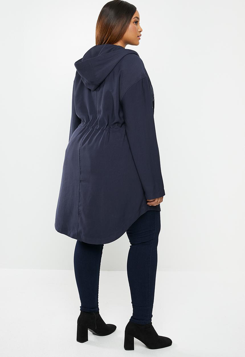 edit Plus - Light weight parka - navy