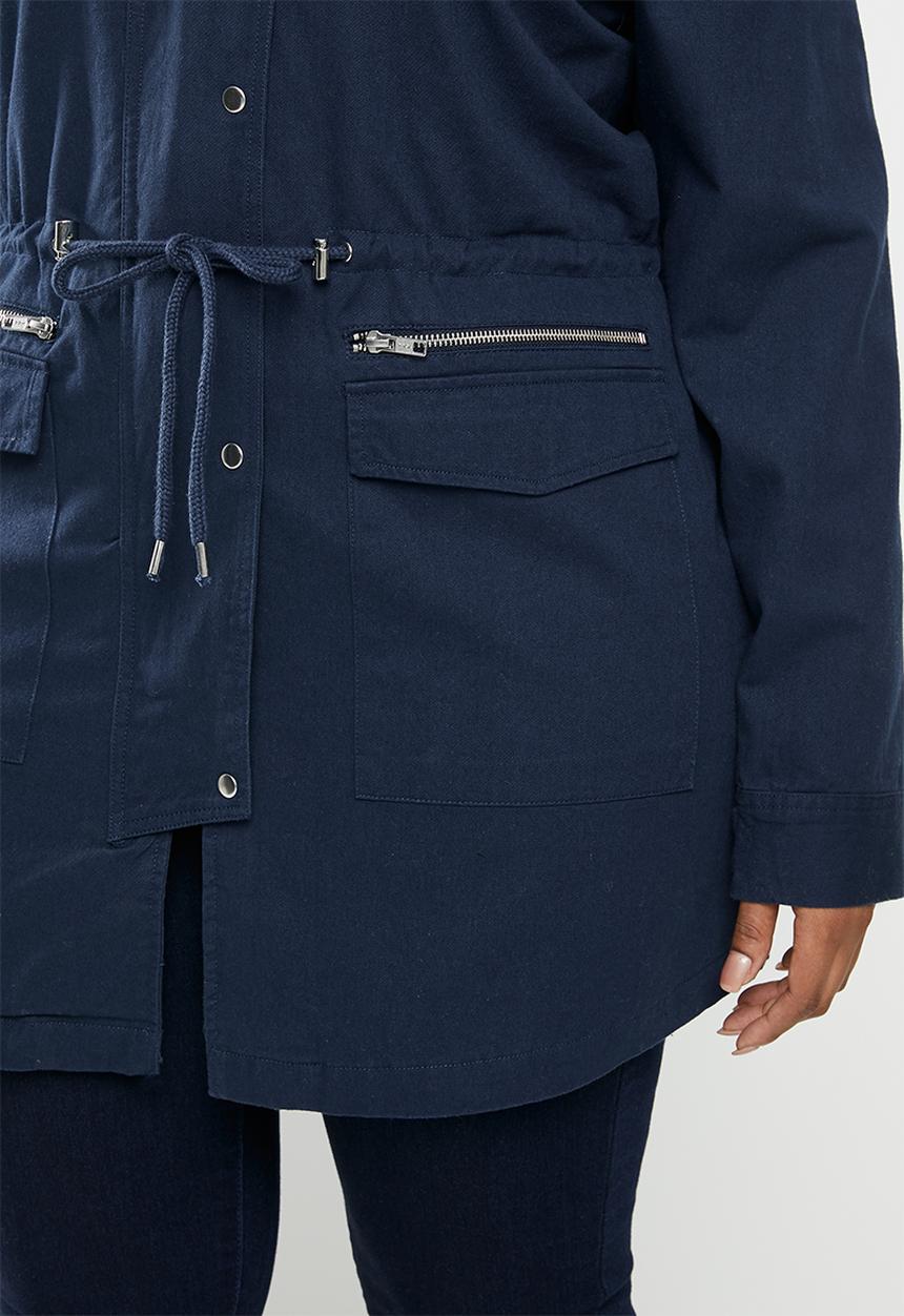 JUNAROSE - Newspin parka - blue 