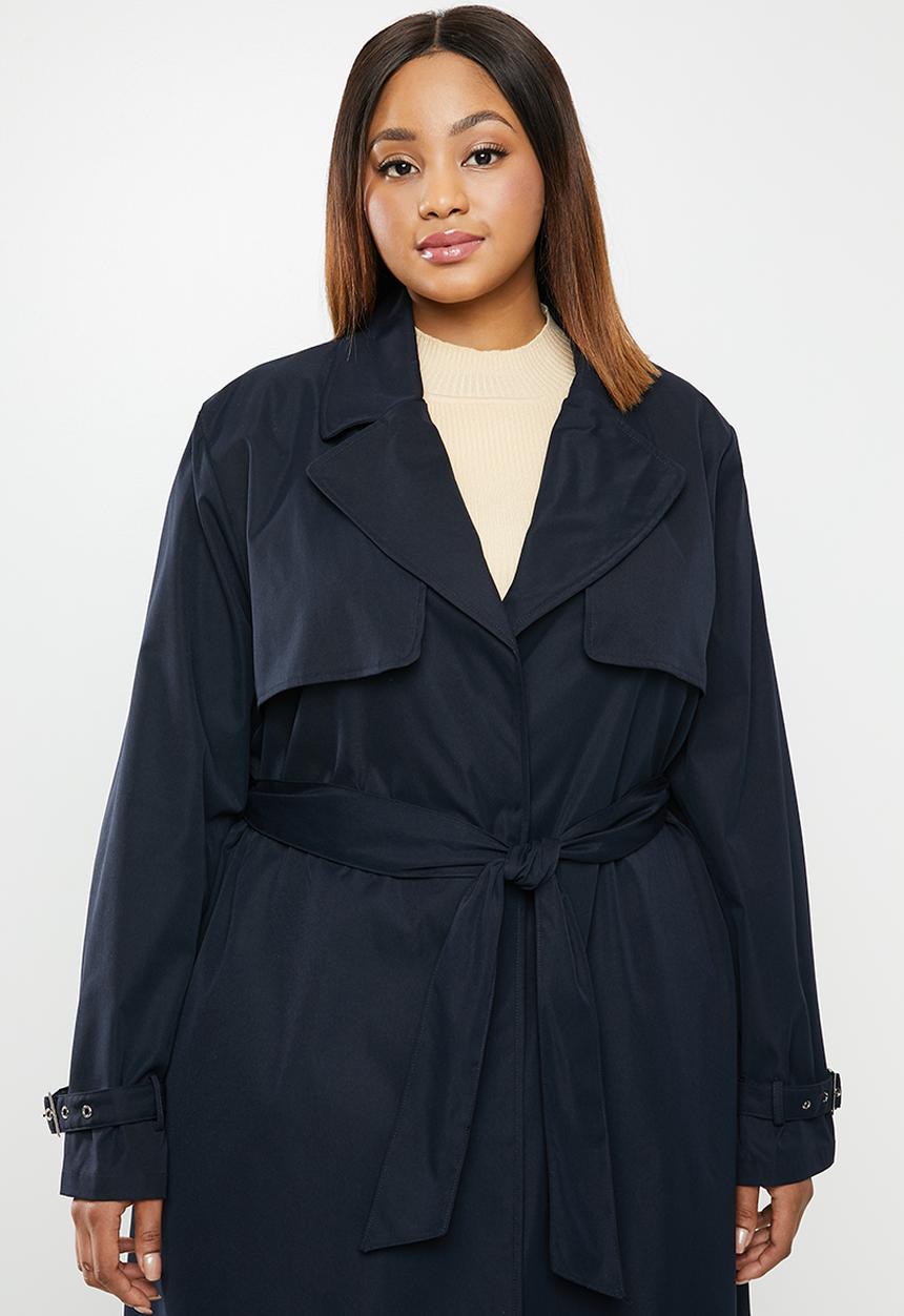 edit Plus - Classic trench coat - navy