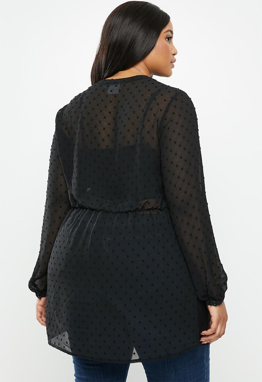 JUNAROSE - Alia tunic - black