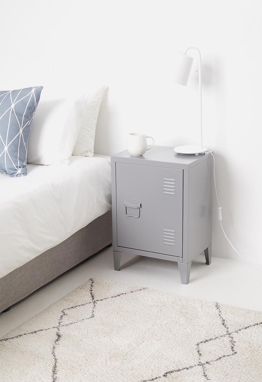Basics - Graves bedside table - grey
