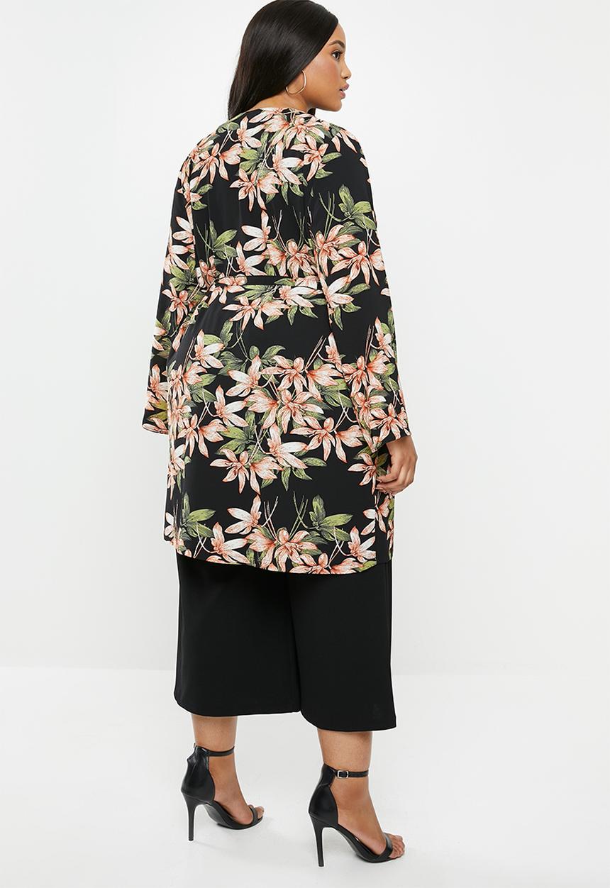 Carmakoma - Plus luxcam long sleeve cozigan - multi 