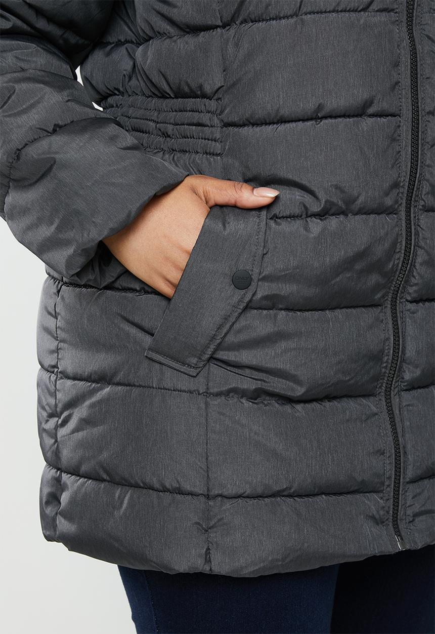 Carmakoma - Plus carnorth nylon coat - grey