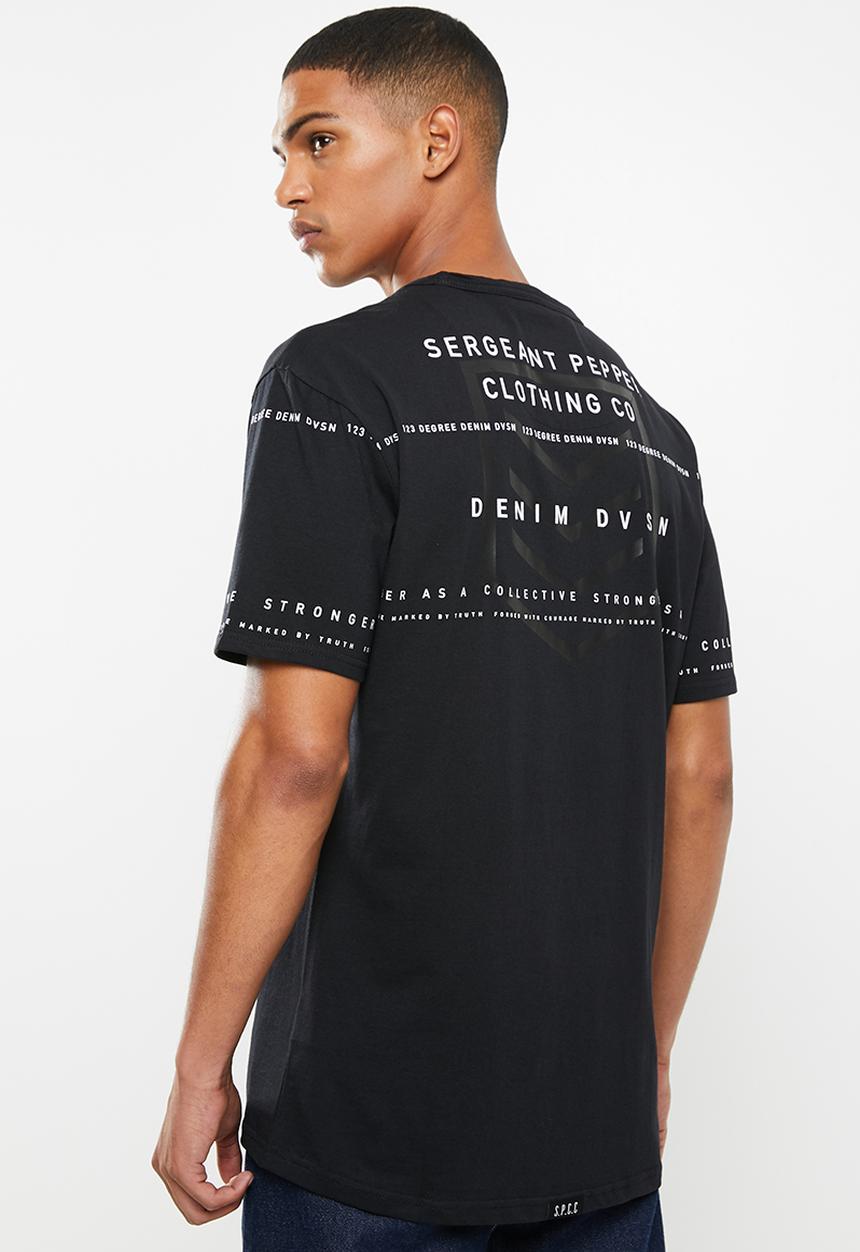 S.P.C.C - Thiago fashion fit tee - black
