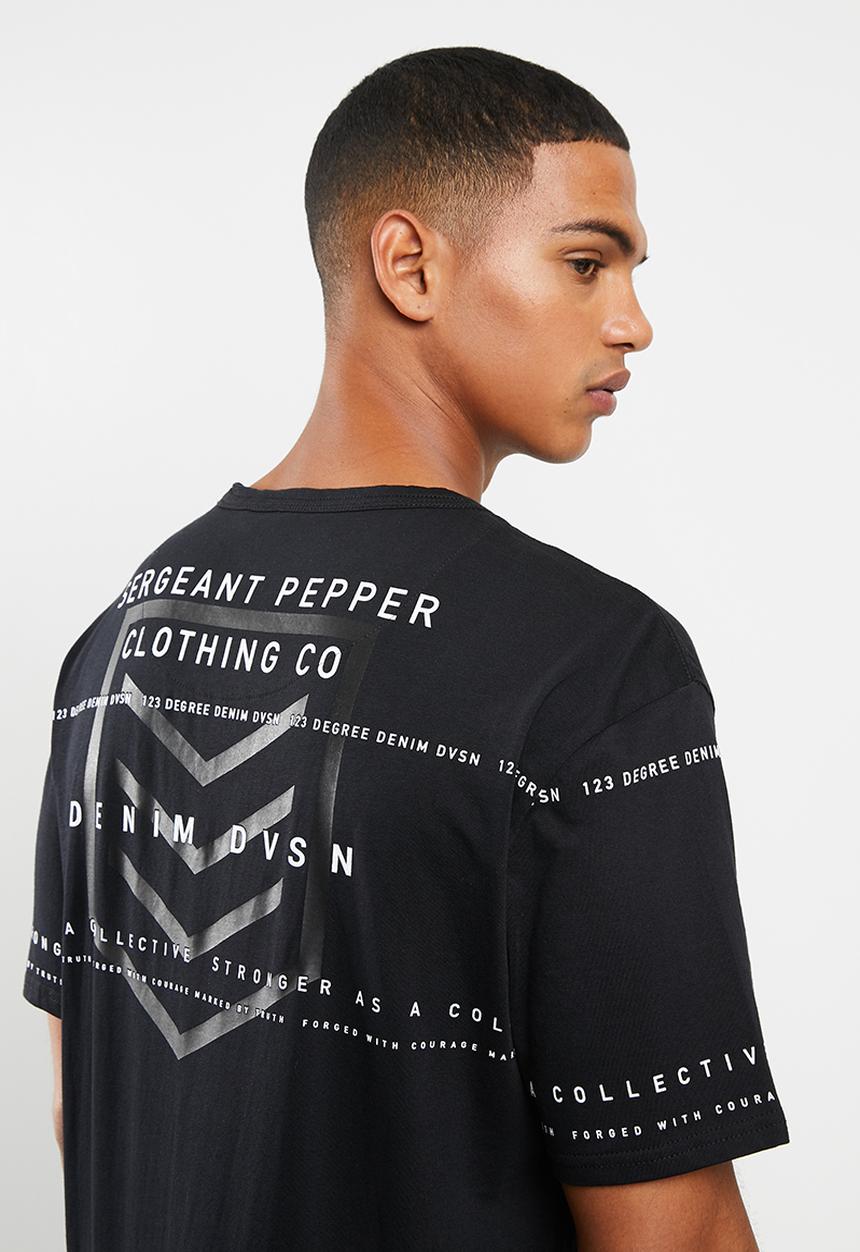 S.P.C.C - Thiago fashion fit tee - black