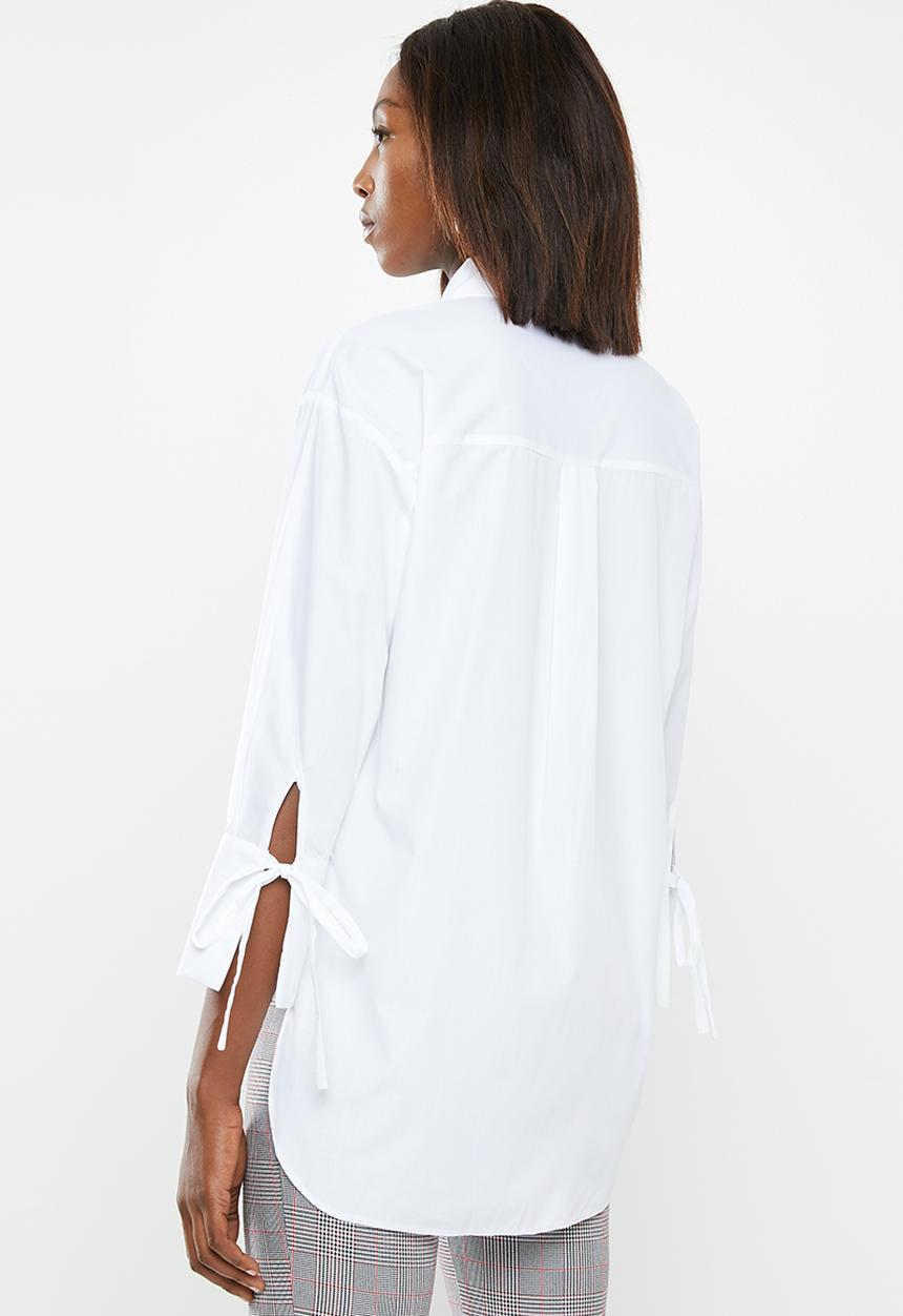 edit - Cotton shirt - white