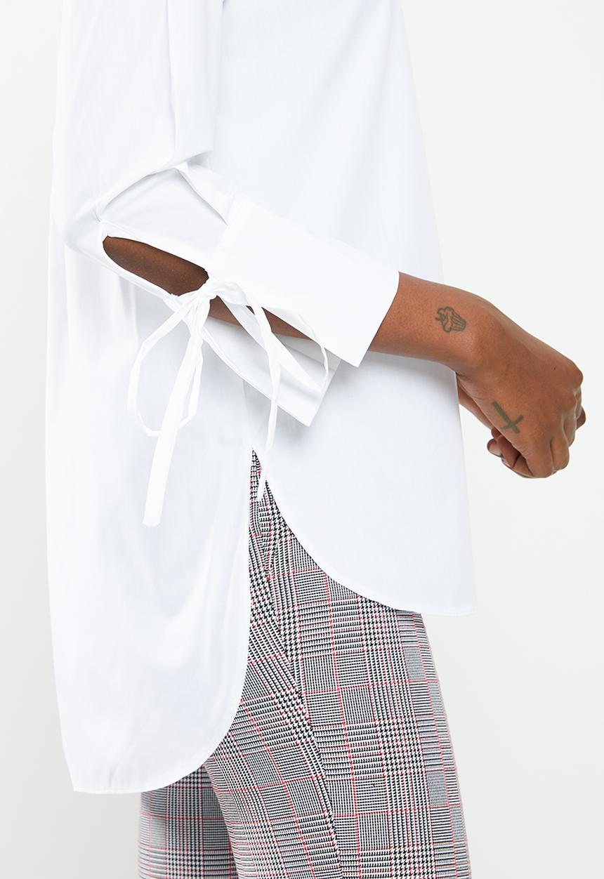 edit - Cotton shirt - white