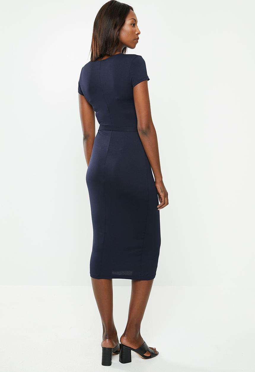 edit - Midi bodycon - navy