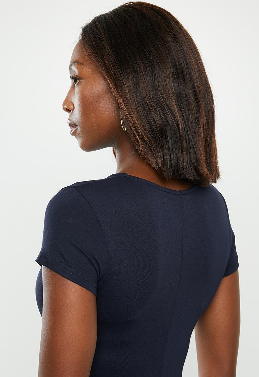 edit - Midi bodycon - navy