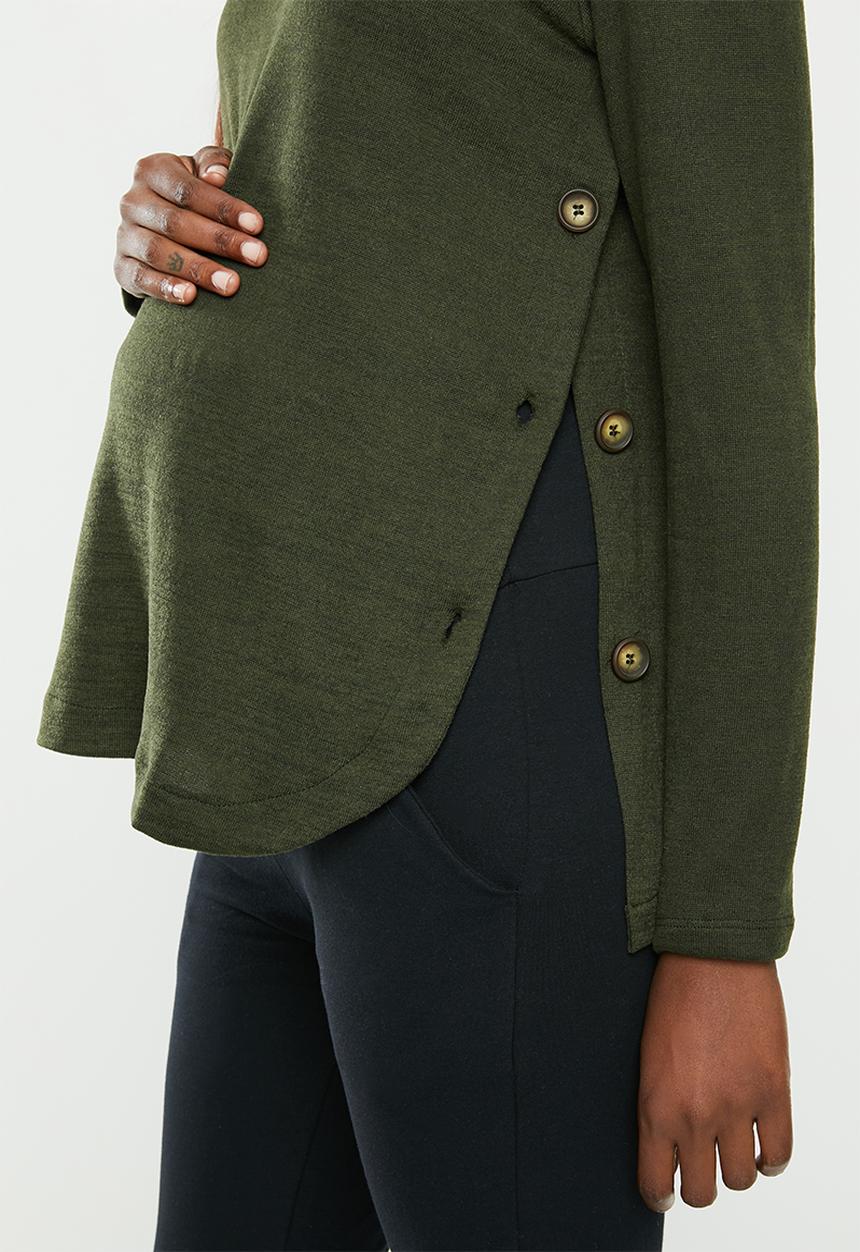 Superbalist - Side button jersey - khaki