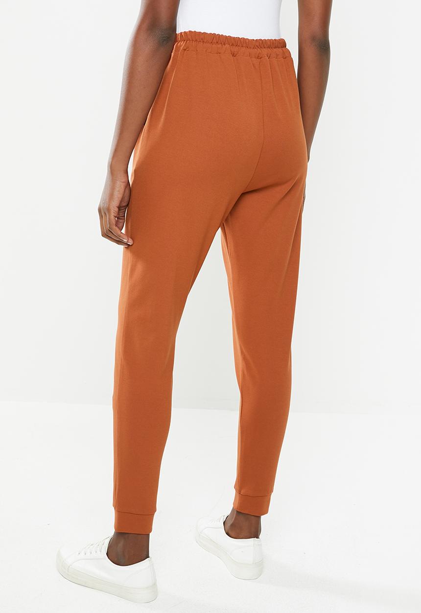 edit - Ponti knit jogger - rust