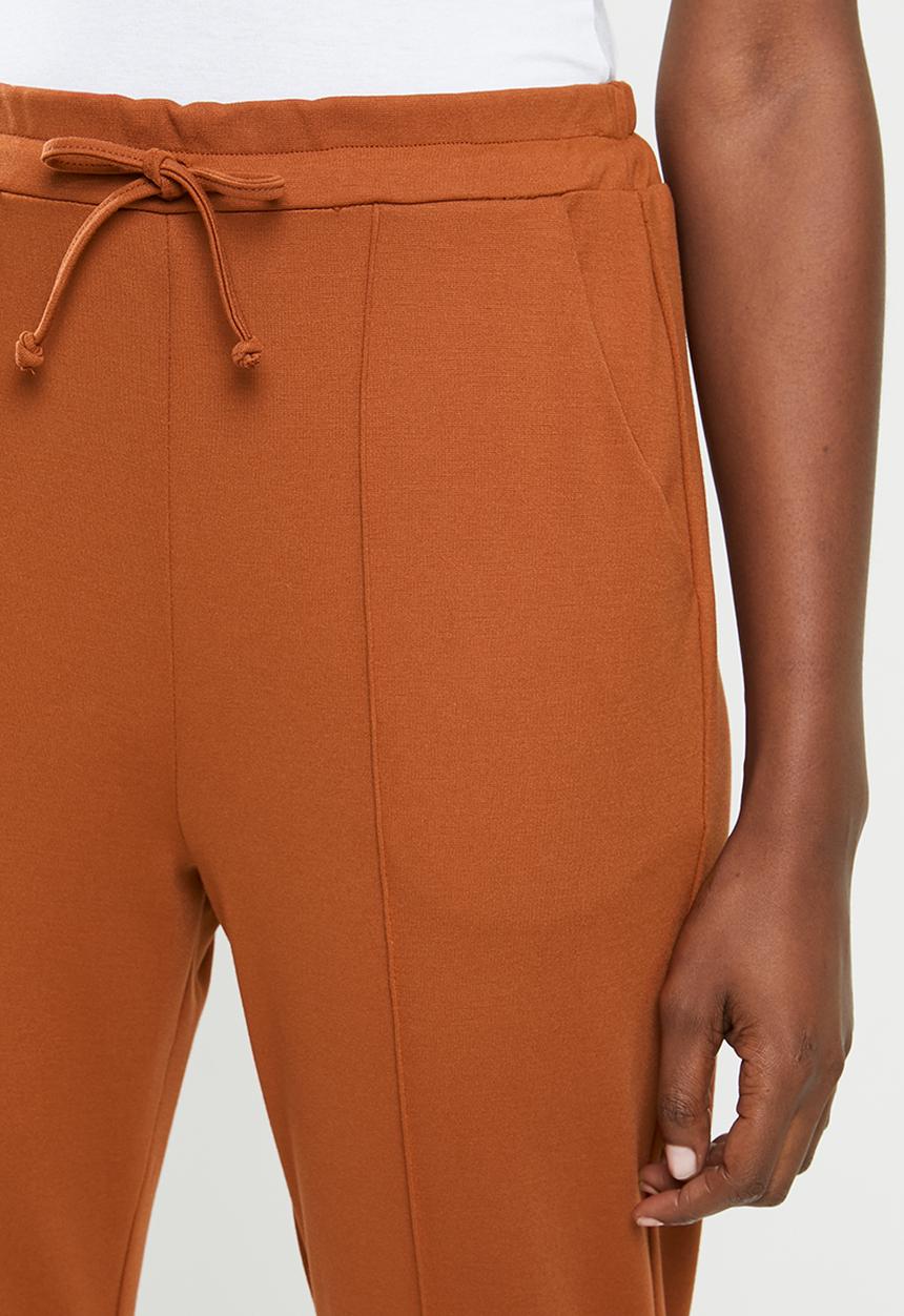 edit - Ponti knit jogger - rust