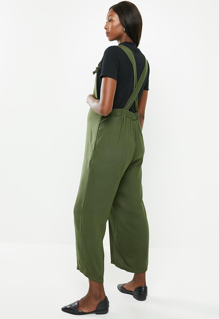 Superbalist - Soft tie jumpsuit - khaki