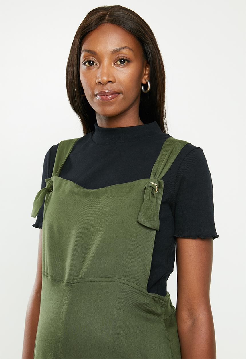 Superbalist - Soft tie jumpsuit - khaki