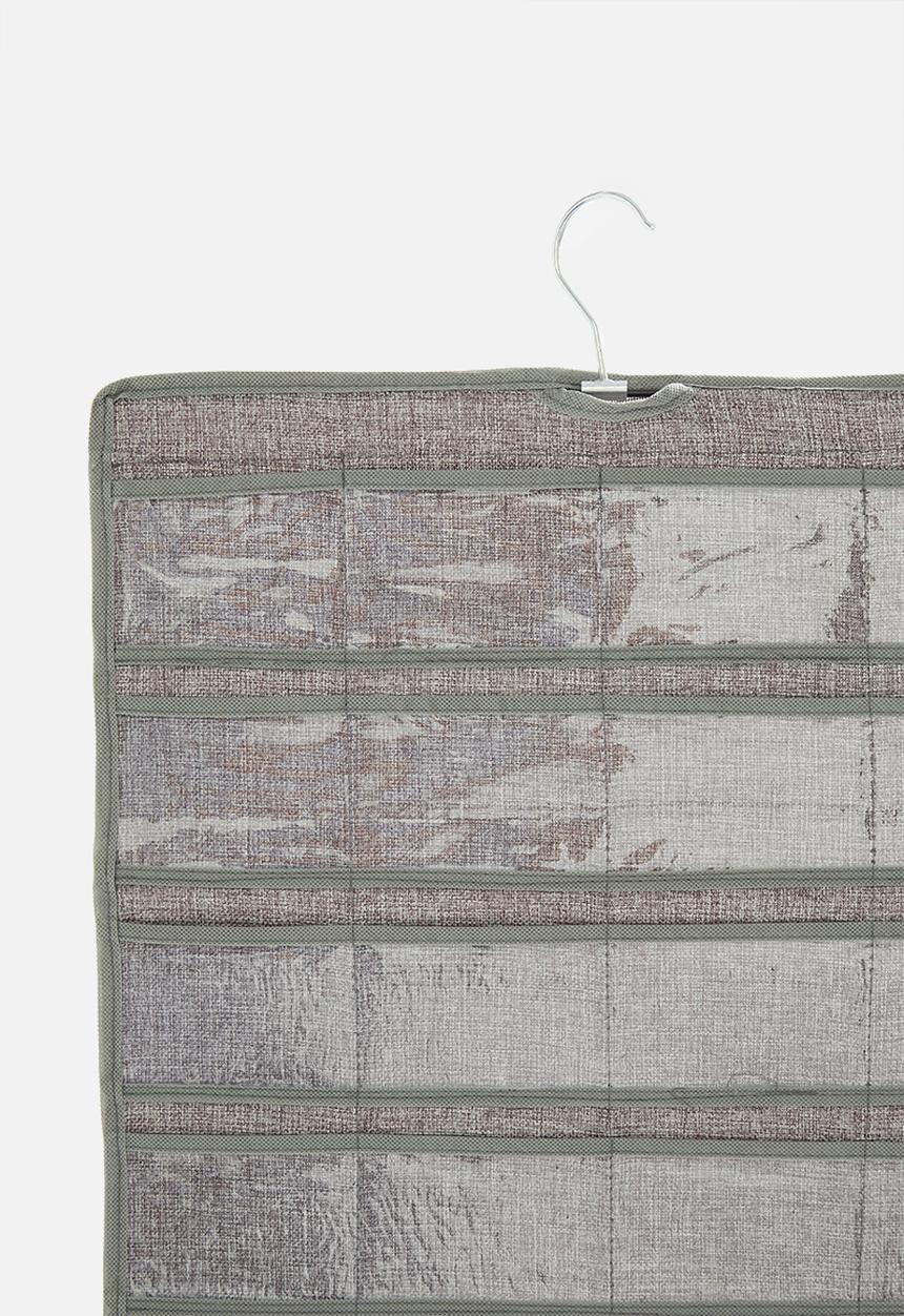 Sixth Floor - 2-sided jewellery organiser - grey