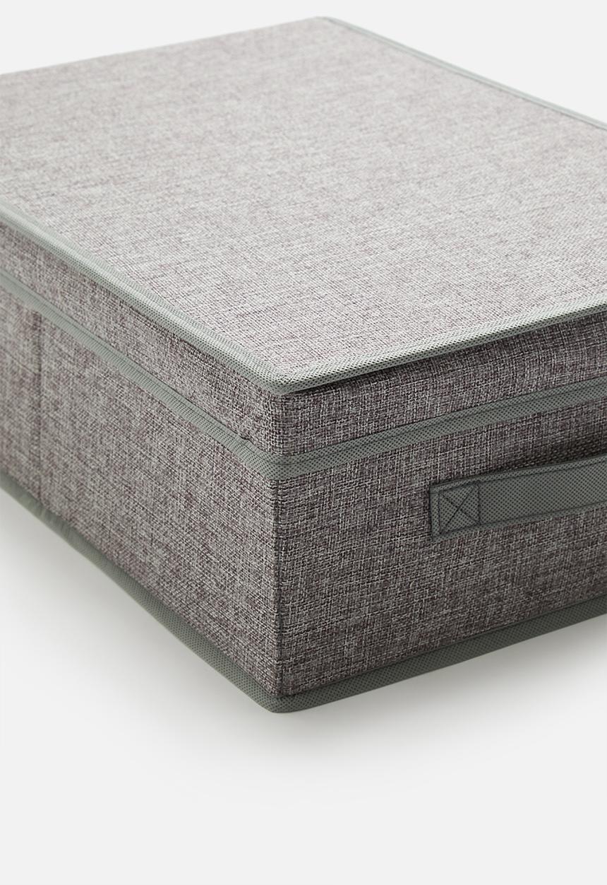Sixth Floor - Lidded storage box - grey