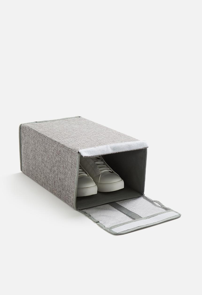 Sixth Floor - Mesh cover shoe box - grey