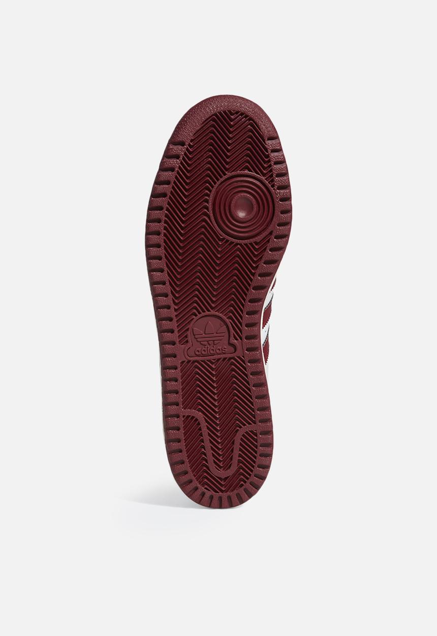 adidas Originals - Top Ten Hi - white / collegiate burgundy / chalk white