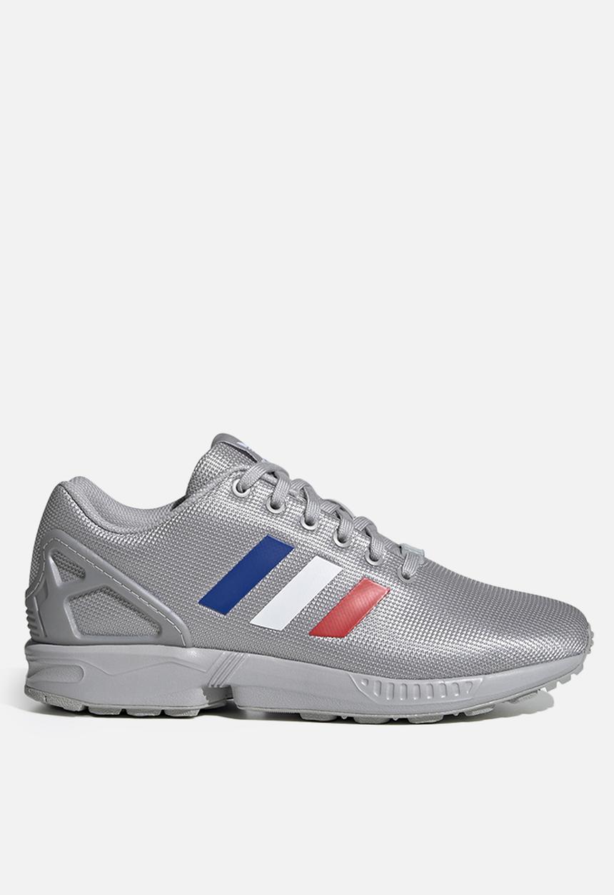 adidas Originals - ZX Flux - grey / white / team royal blue