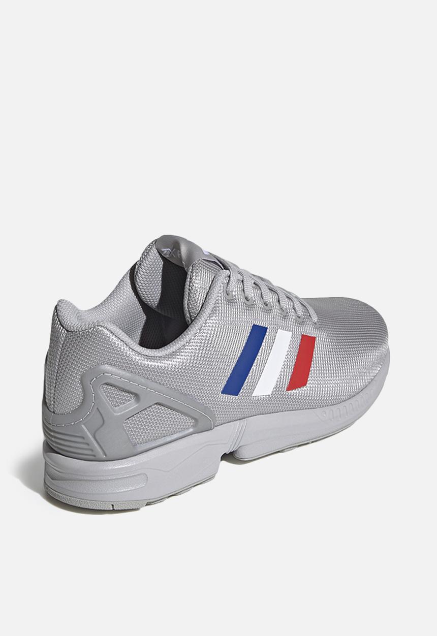 adidas Originals - ZX Flux - grey / white / team royal blue