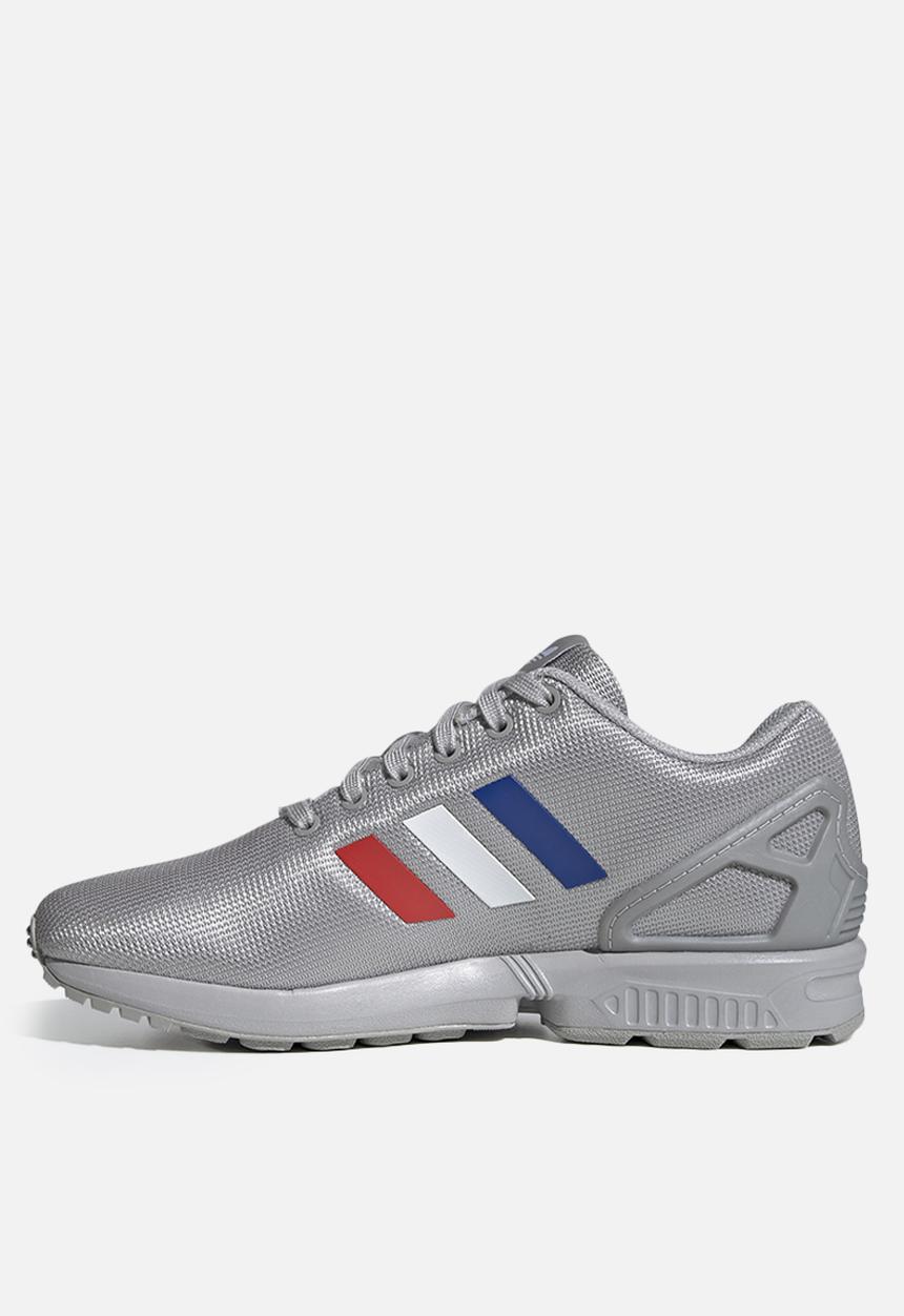 adidas Originals - ZX Flux - grey / white / team royal blue