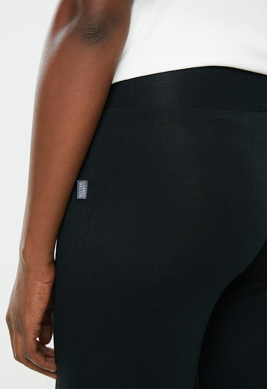Cherry Melon - Maternity Ballerina pants- black