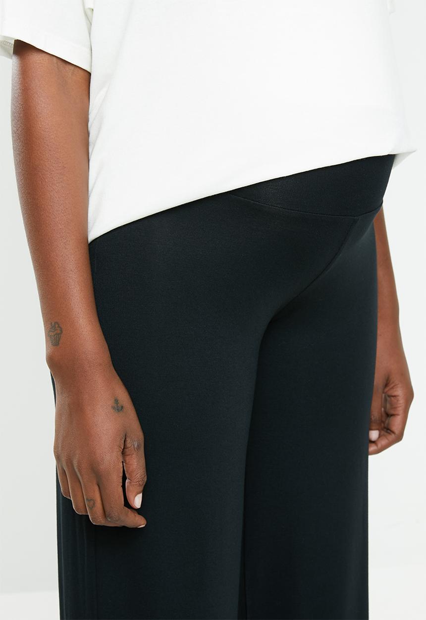Cherry Melon - Maternity Ballerina pants- black