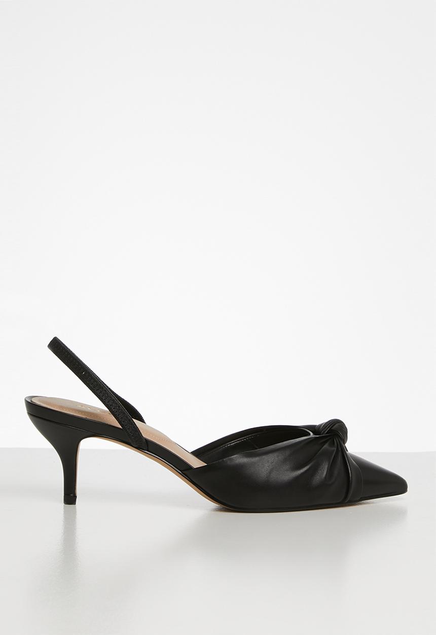 ALDO - Galaecia leather heel - black