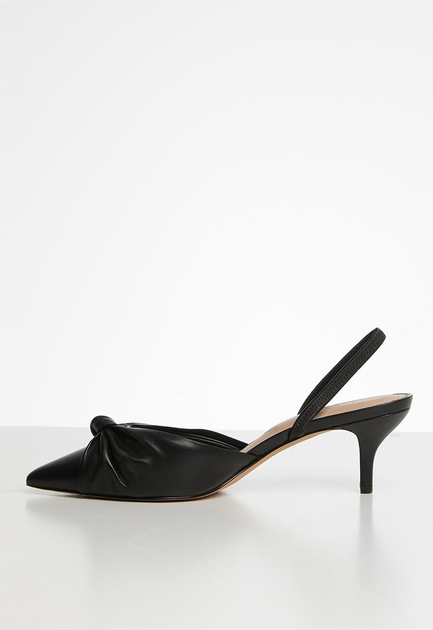 ALDO - Galaecia leather heel - black