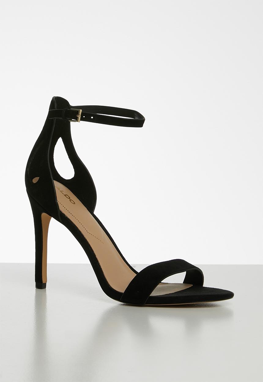 ALDO - Violla suede heel - black