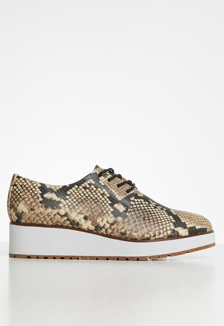 ALDO - Lovirede oxford - beige & brown 