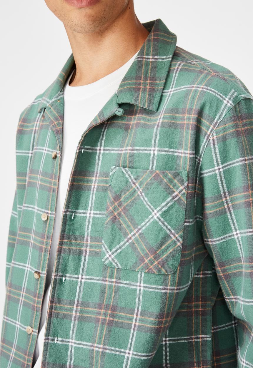 Factorie - Flanno shirt - green 