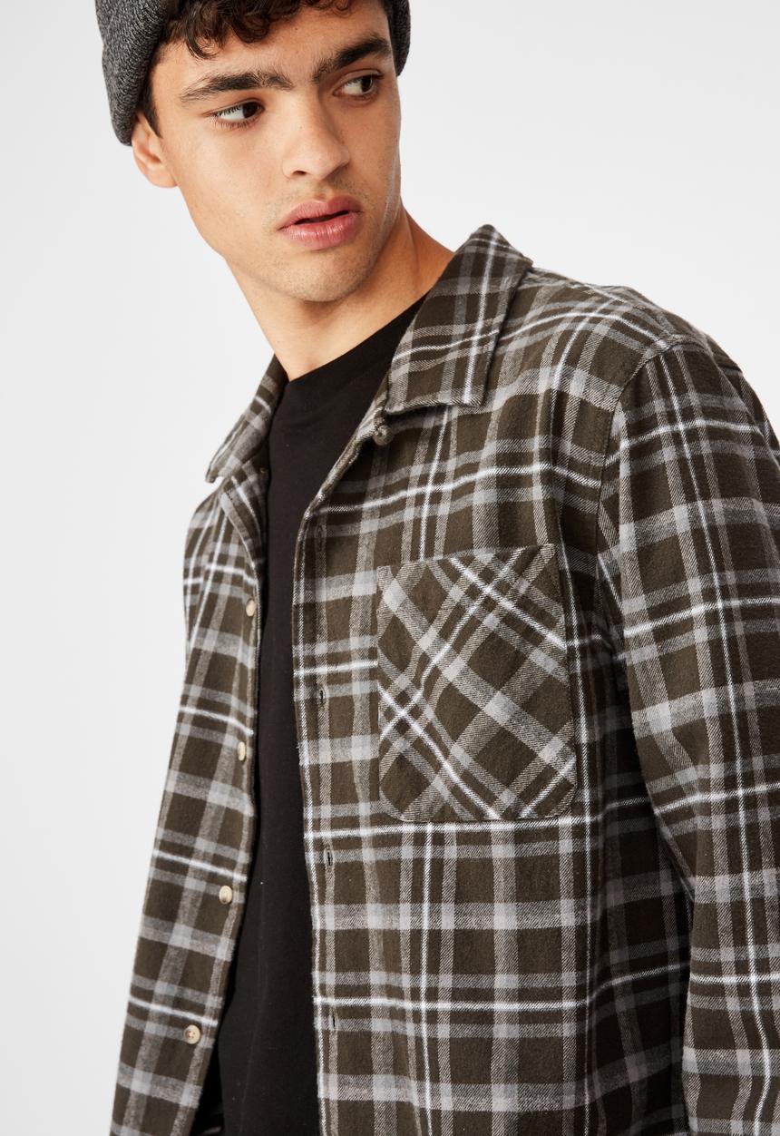 Factorie - Flanno shirt - brown 